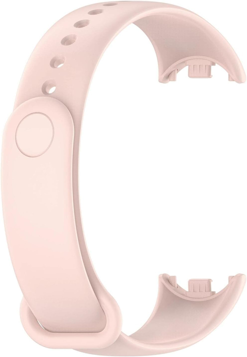 Xiaomi Mi Band 8 için Silikon Kordon Pudra [Mi Band 8 ile Uyumlu Kordon – Pudra]