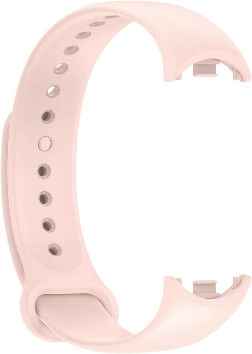 Xiaomi Mi Band 8 için Silikon Kordon Pudra [Mi Band 8 ile Uyumlu Kordon – Pudra]