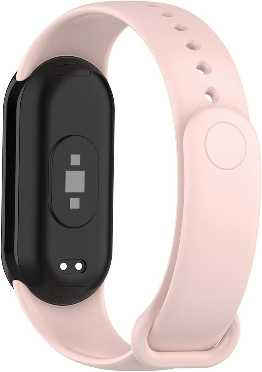 Xiaomi Mi Band 8 için Silikon Kordon Pudra [Mi Band 8 ile Uyumlu Kordon – Pudra]