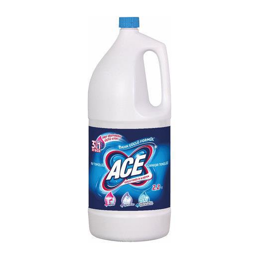 Ace 3'ü bir arada Normal Sıvı Çamaşır Suyu 2 kg