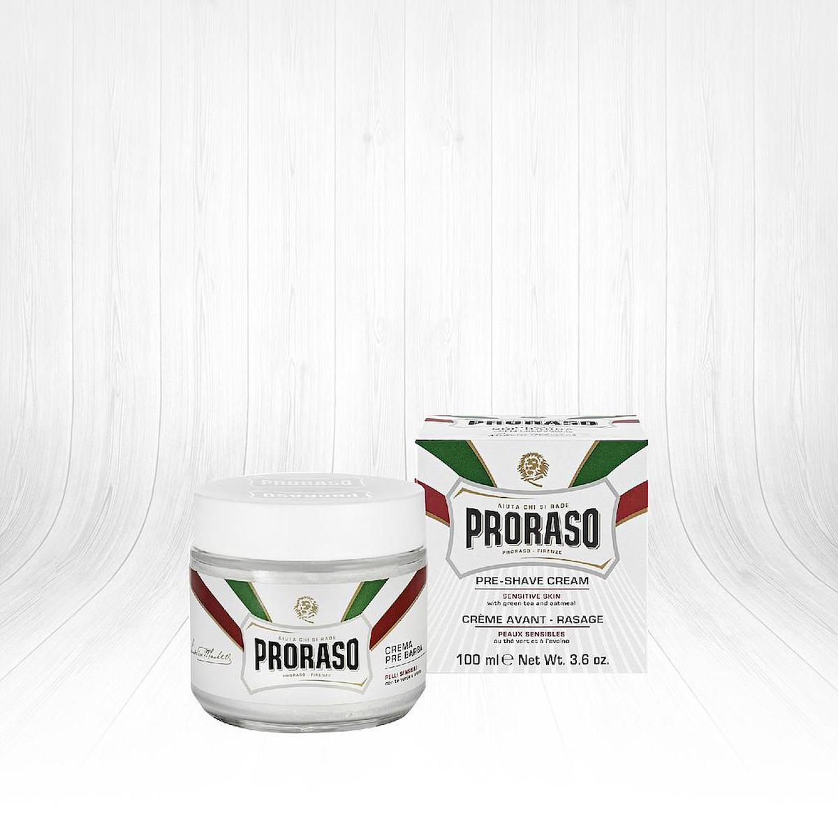 Proraso Yeşil Çay ve Yulaf Özlü Tıraş Öncesi Kremi 100ml