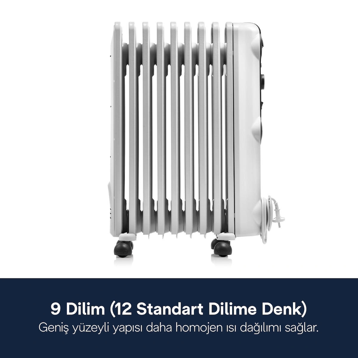 Delonghi Radia S TRRS 0920 2000 W 9 Dilim Yağlı Radyatör