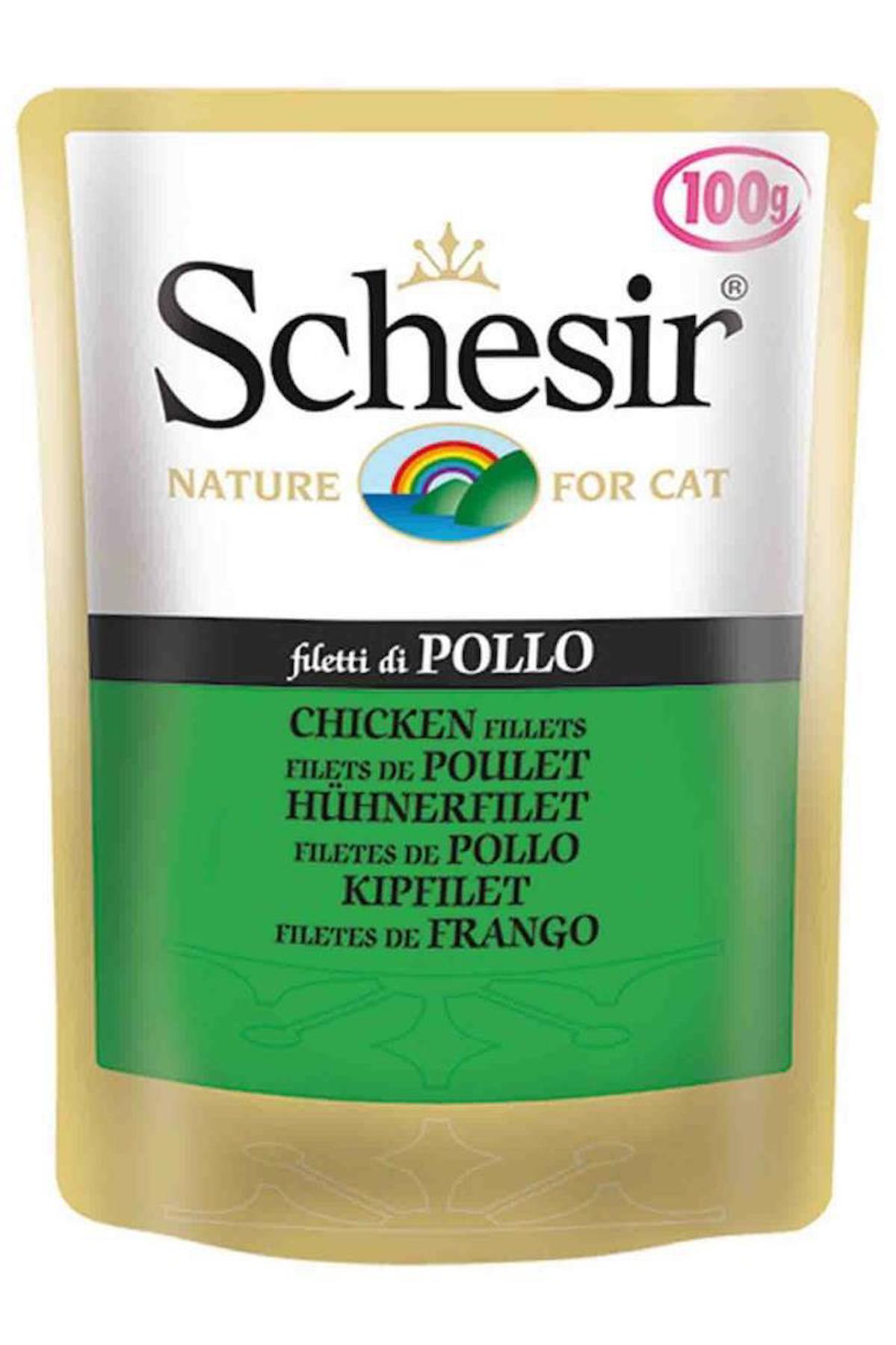 Schesir Tavuk Filetto Pouch Kedi Konservesi 100 Gr Skt: 11/2024