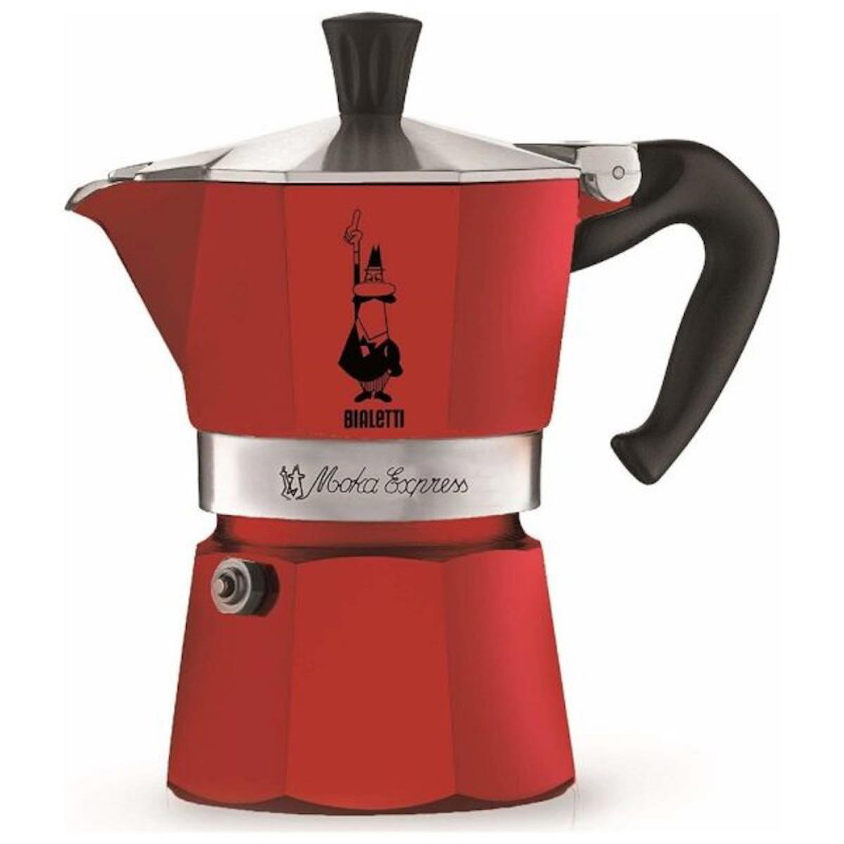 Bialetti Moka Express Kırmızı (1 Cup)