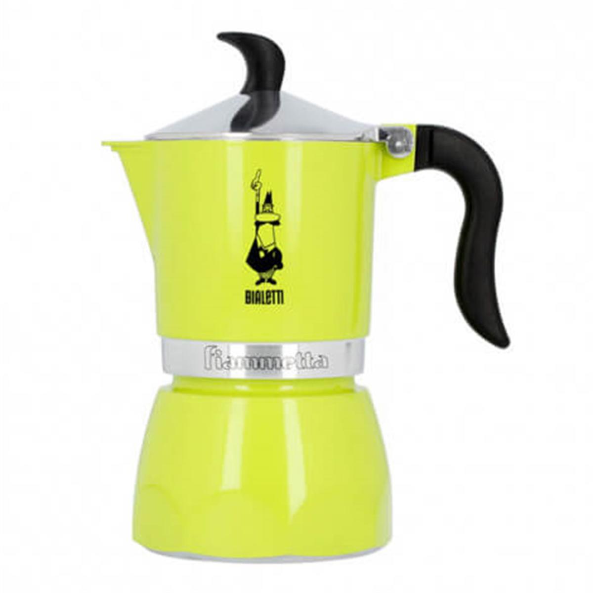 BIALETTI FIAMMETTA 1 CUP LIME MOKA POT