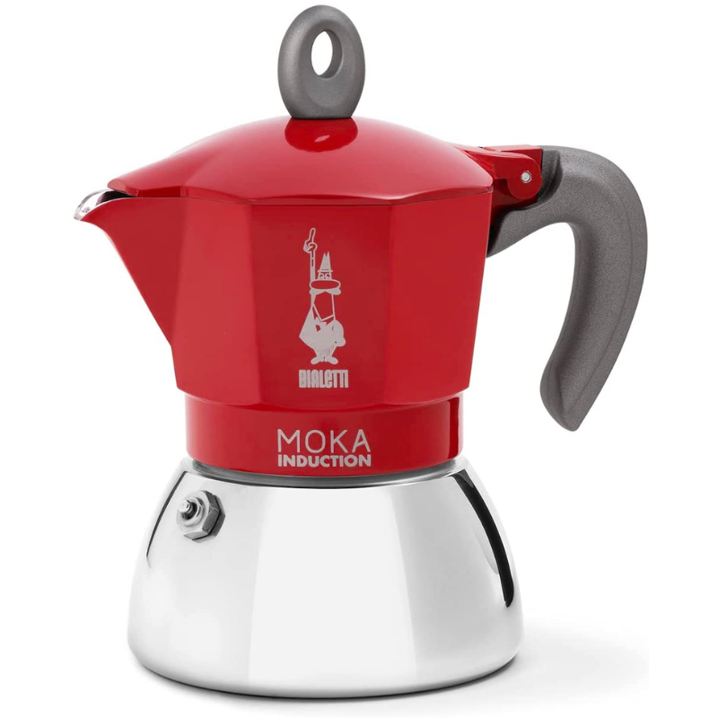 Bialetti İndüksiyon Mokapot Kırmızı 6 Cup