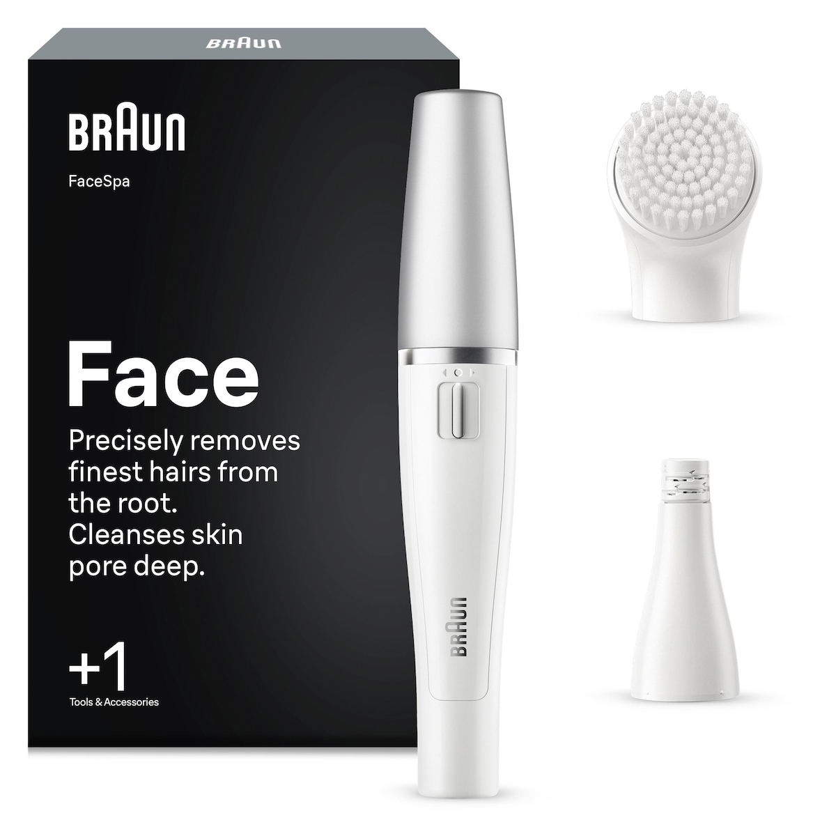 Braun FaceSpa Yüz Epilatörü, Yüz Temizleme Başlığı, 810