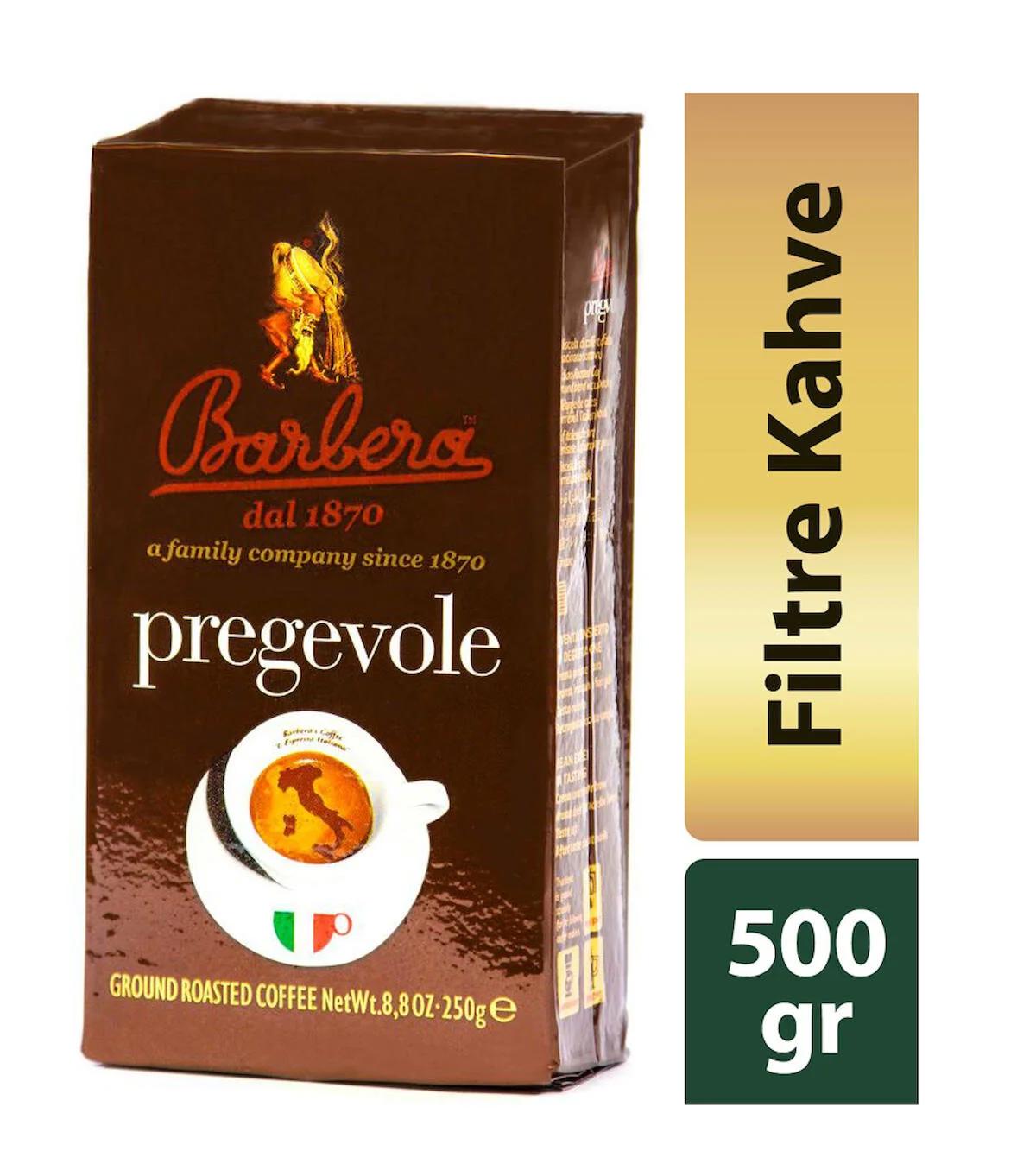 Caffe BarberaPregevole Filtre Kahve 500gr