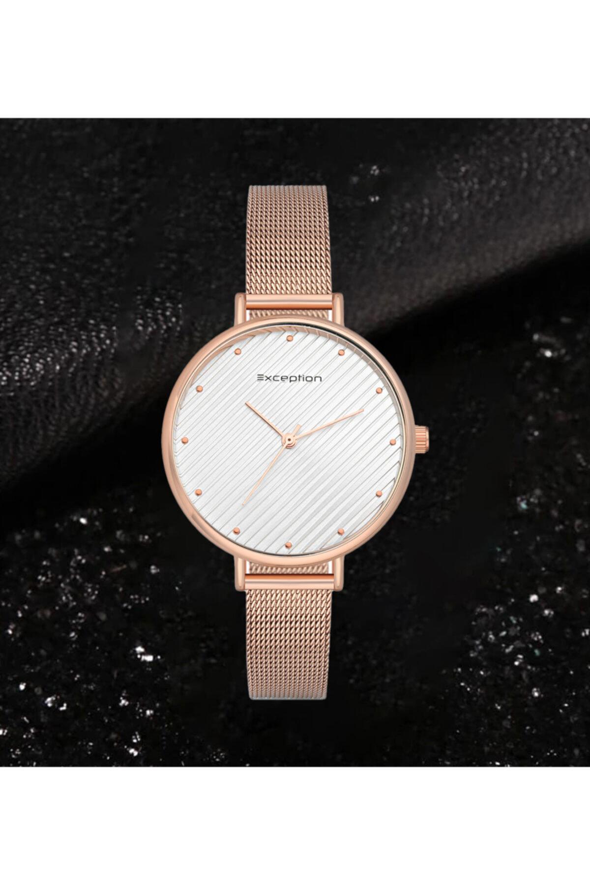 Exception Kadın Rose Gold Kol Saati