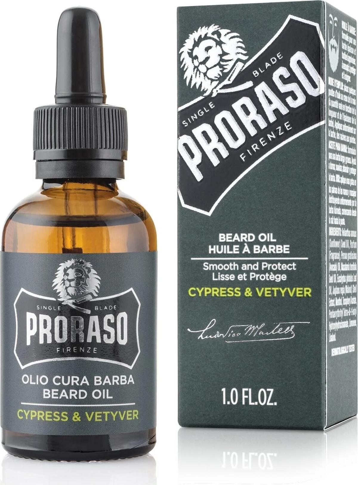 Proraso Sakal Bakım Yağı - Cypress Vetyver 30 ML