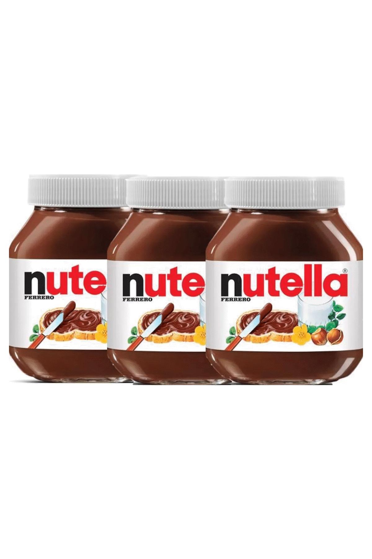 Nutella 750 gr 3'lü Paket Kakaolu Fındık Kreması