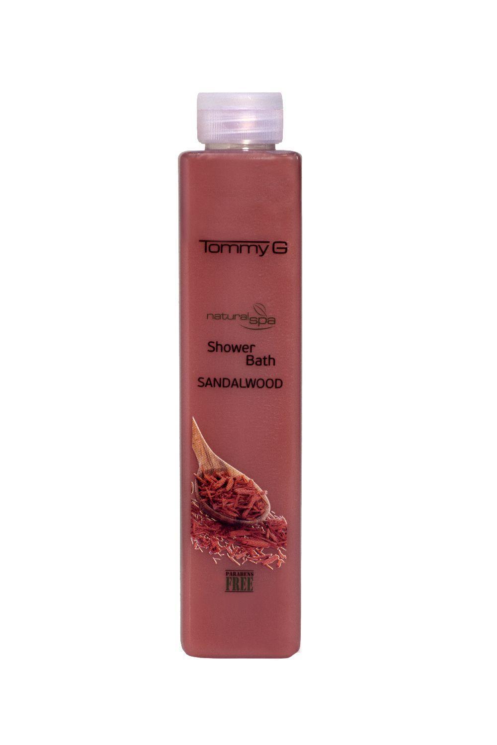 Tommy G Naturel Spa Shower Bath Sandal Ağacı Aromalı Nemlendirici Tüm Ciltler İçin Duş Jeli 300 ml