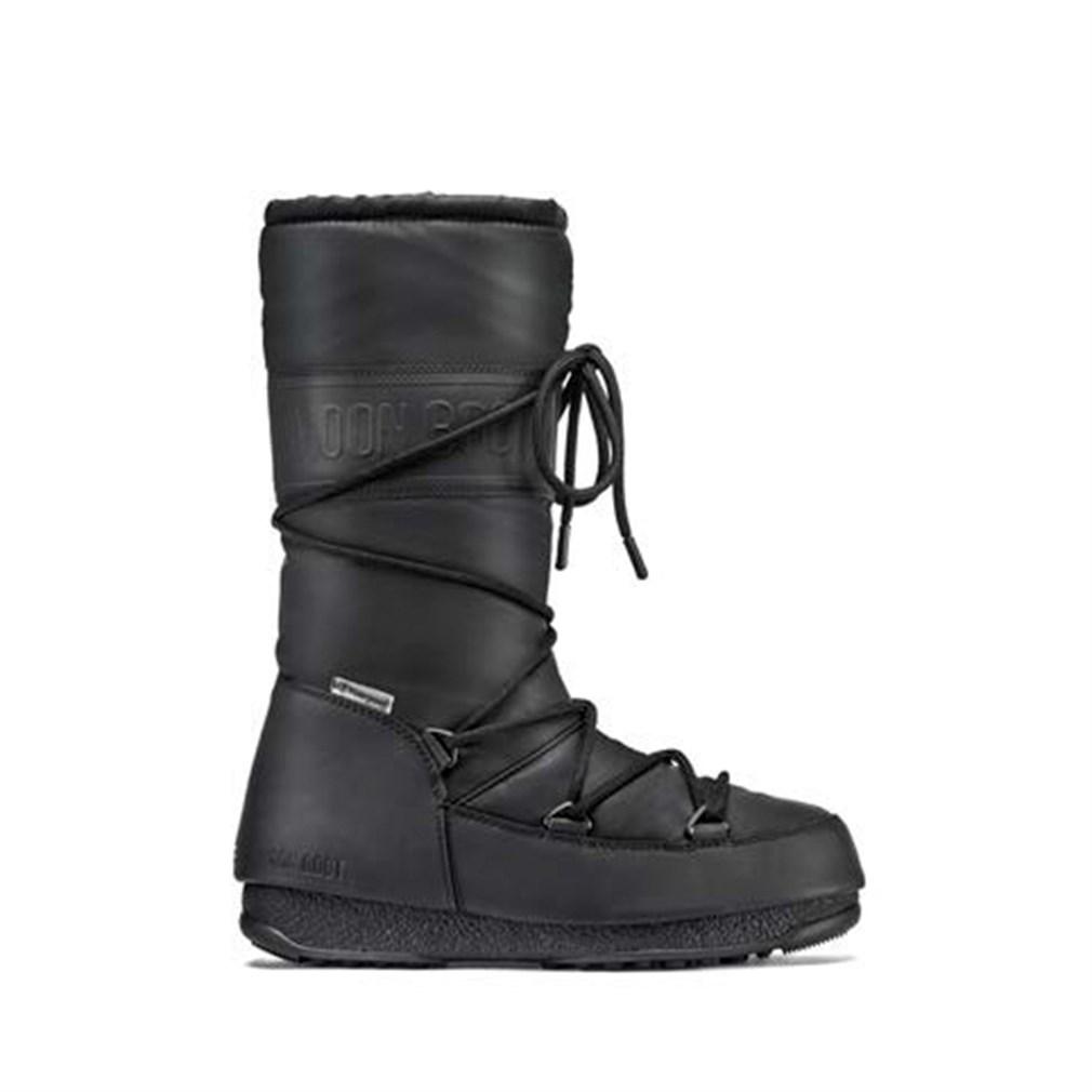 Kadın Bot 24010200-001 MOON BOOT HIGH RUBBER WP Bl