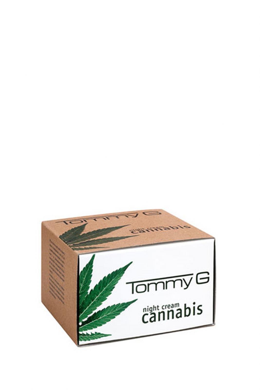 Tommy G Cannabi Gece Tüm Cilt Tipleri İçin Kenevir Yağlı Su Bazlı Yağsız Nemlendirici Yüz Bakım Kremi 50 ml