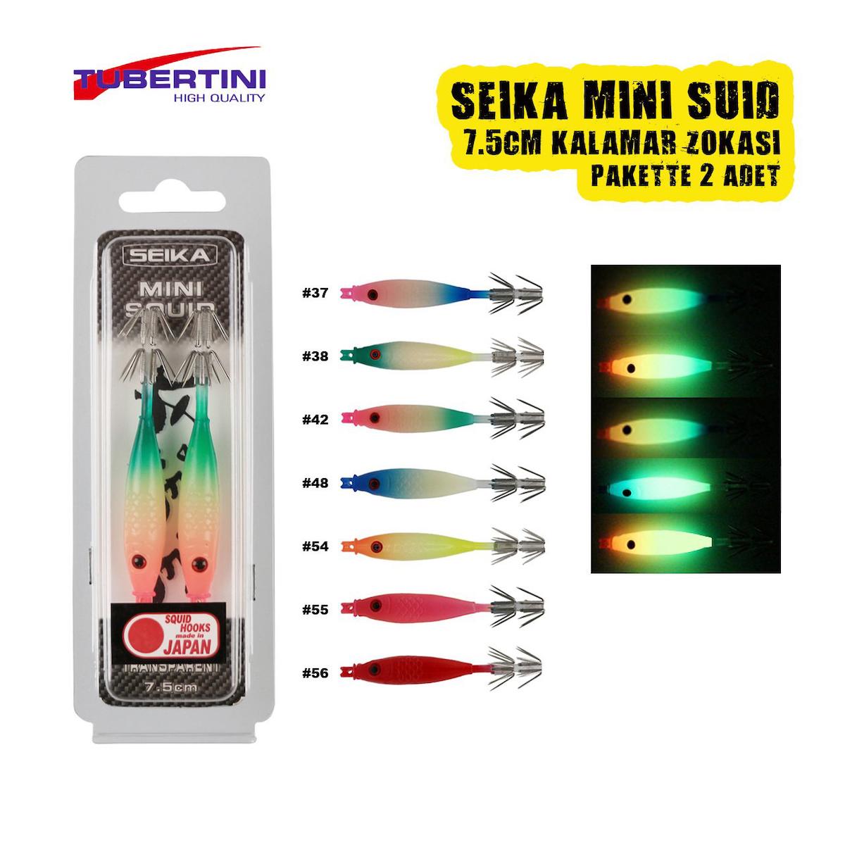 Seika Mini Squid Soft Trasparent 7,5Cm Kalamar Zokası