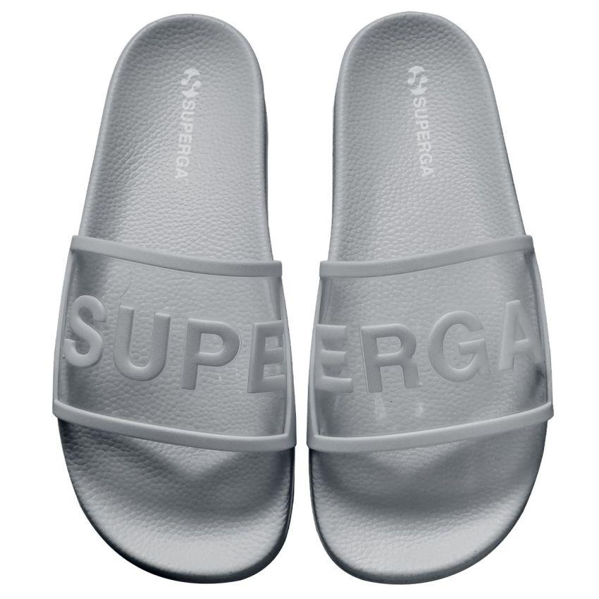 Superga 1908 Slıdes Clear Identıty S51138W Total Grey Ice Kadın Terlik