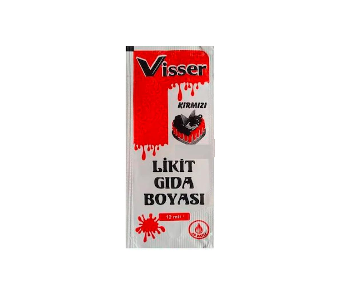 Visser Likit Gıda Boyası Kırmızı 12 ML