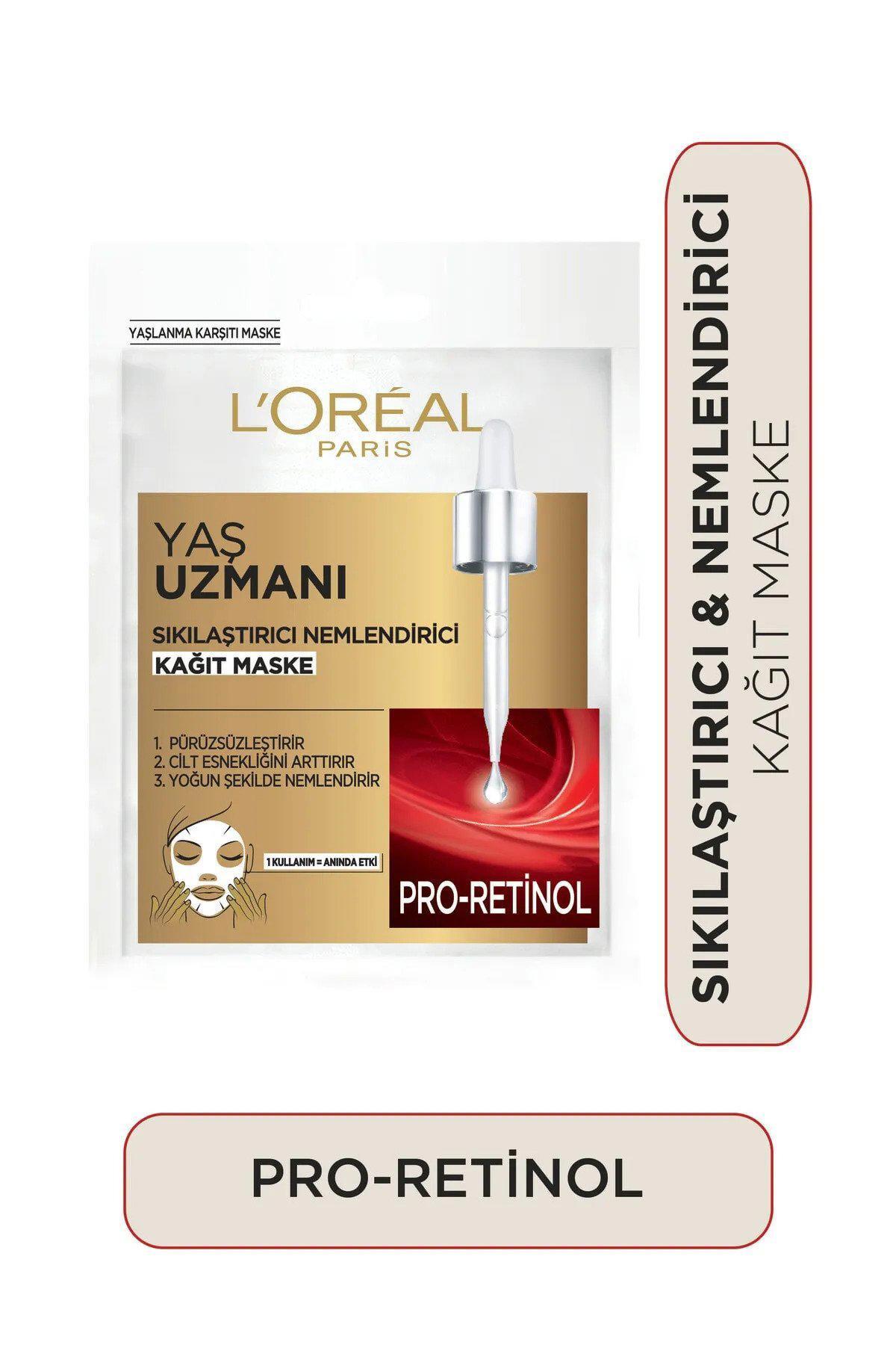 L'oréal Paris Yaş Uzmanı Sıkılaştırıcı & Nemlendirici Kağıt Maske