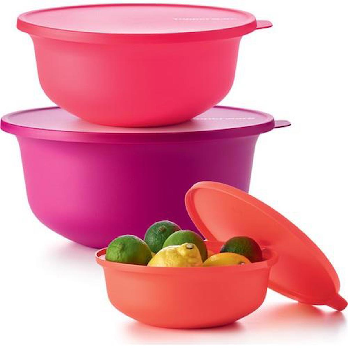 Tupperware Aloha Servis Ve Saklama Seti 3lü Fiyatları ve Modelleri