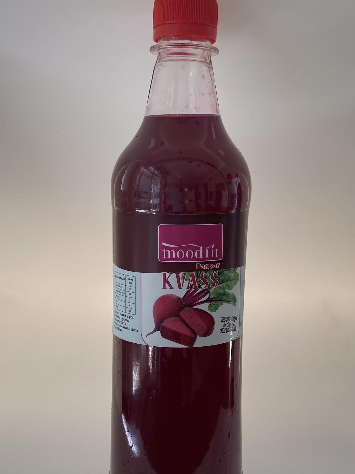 moodfit pancar kvass yarım  litre fermente doğal ürün,ev yapımı