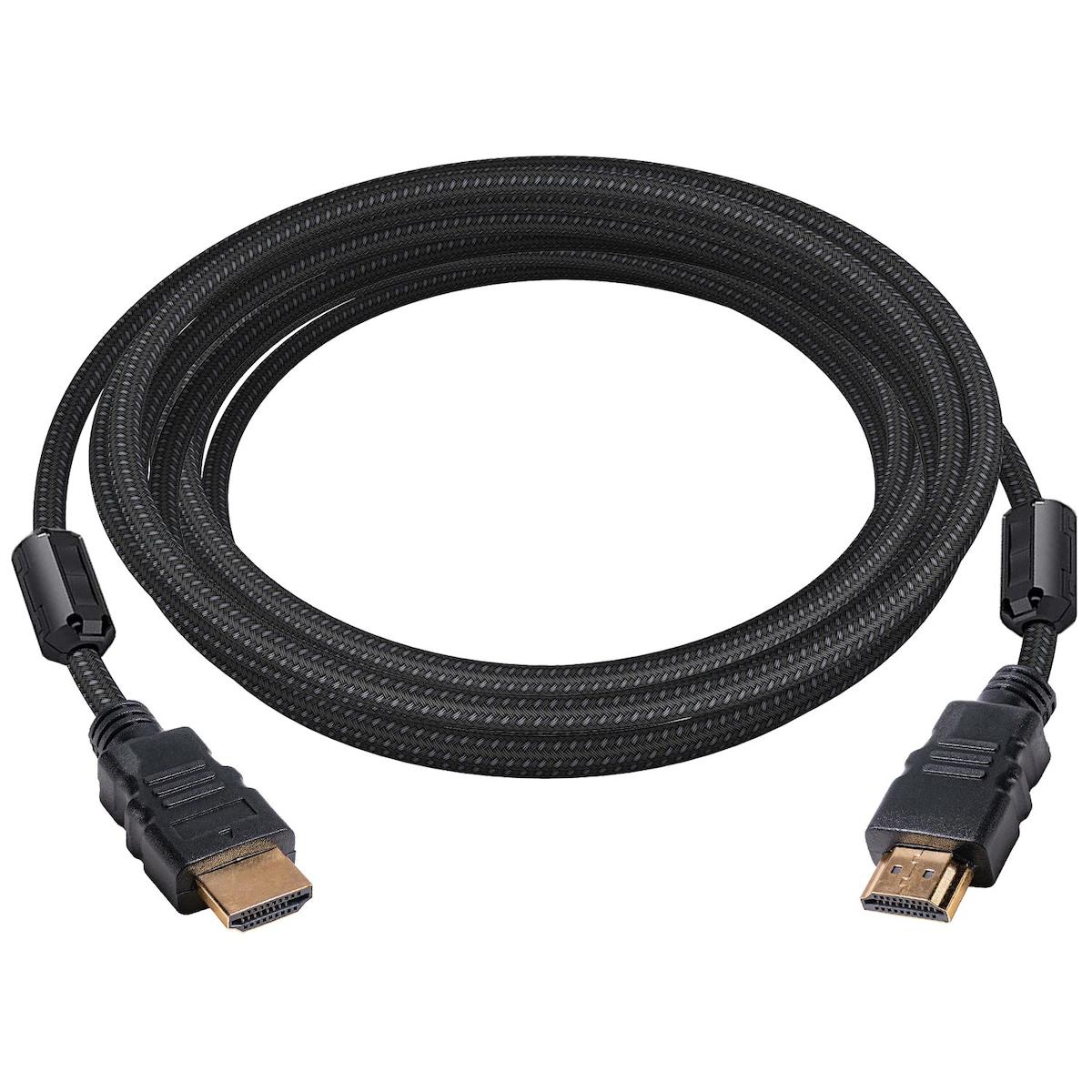 HDMI KABLOSU GOLD 1.4V 3D 4K ÖRGÜLÜ FİLTRELİ 3MT GABBLE GAB-03