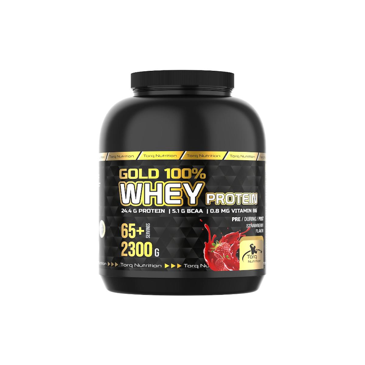 Gold Whey Protein Çilek Aromalı 2300 gr