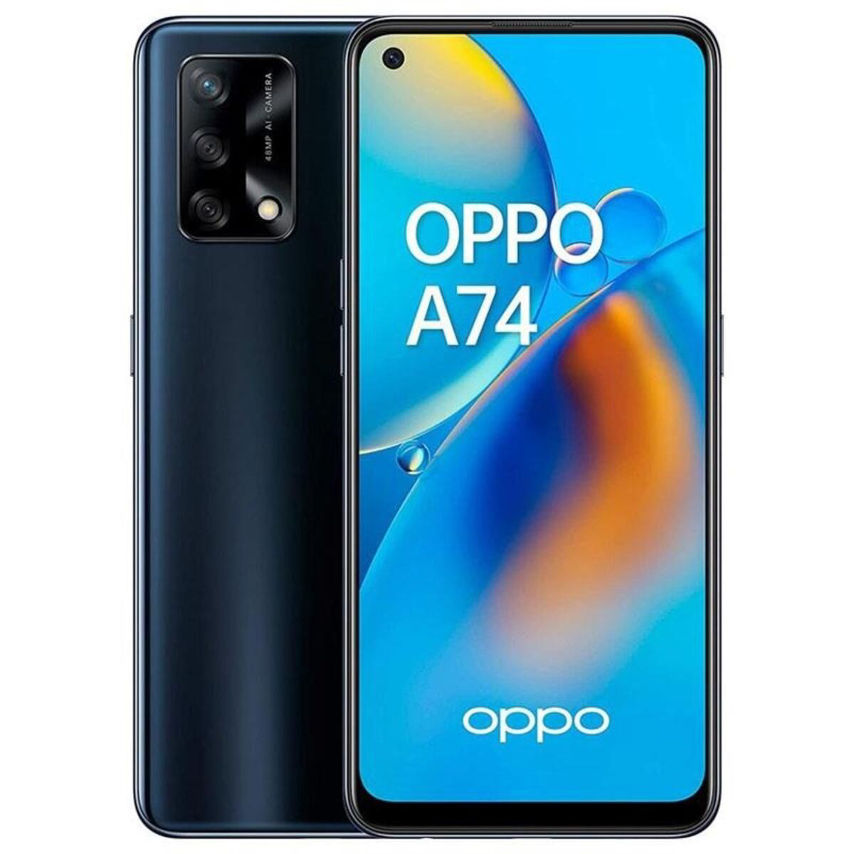 OPPO A74 Siyah 128 Gb 4 GB RAM Yenilenmiş Ürün Sıfır Gibi GÖLGELİ EKRAN (C KALİTE)