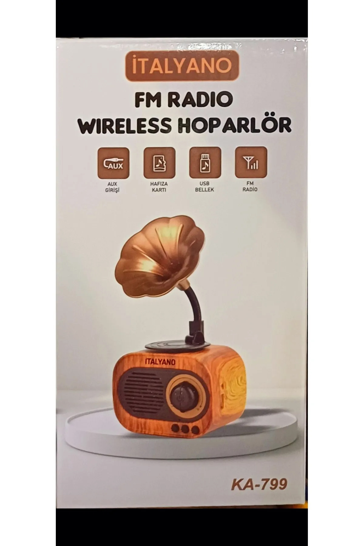 İtalyano Fm Radio Wireles Hoparlör K799