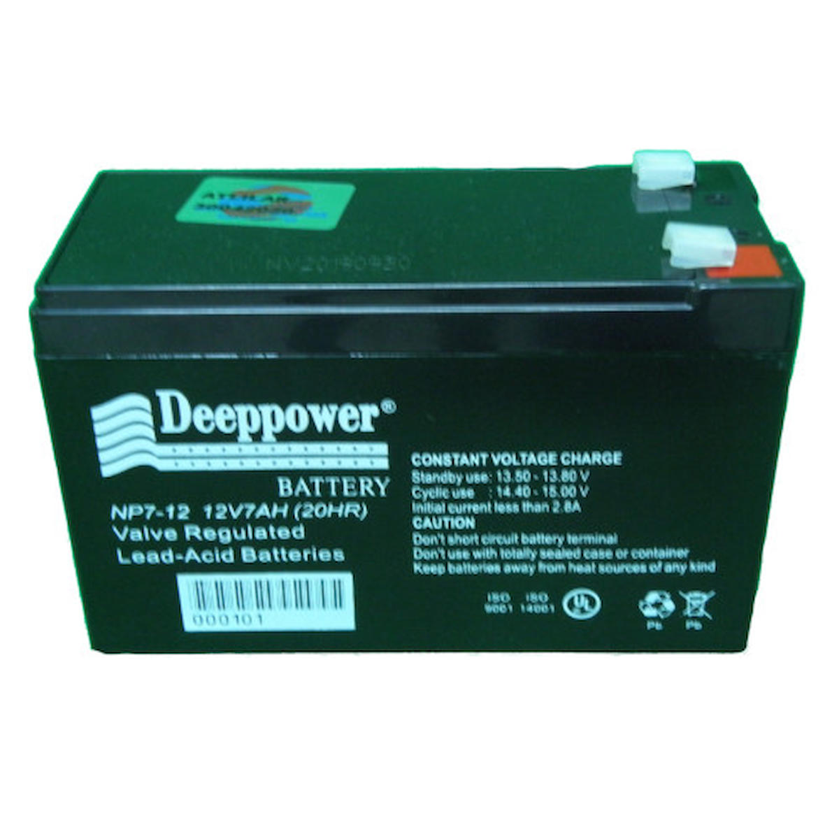 AKÜ 12V 7Ah / 20Hr (DP12-7) (Çocuk Arabası) DEEPPOWER