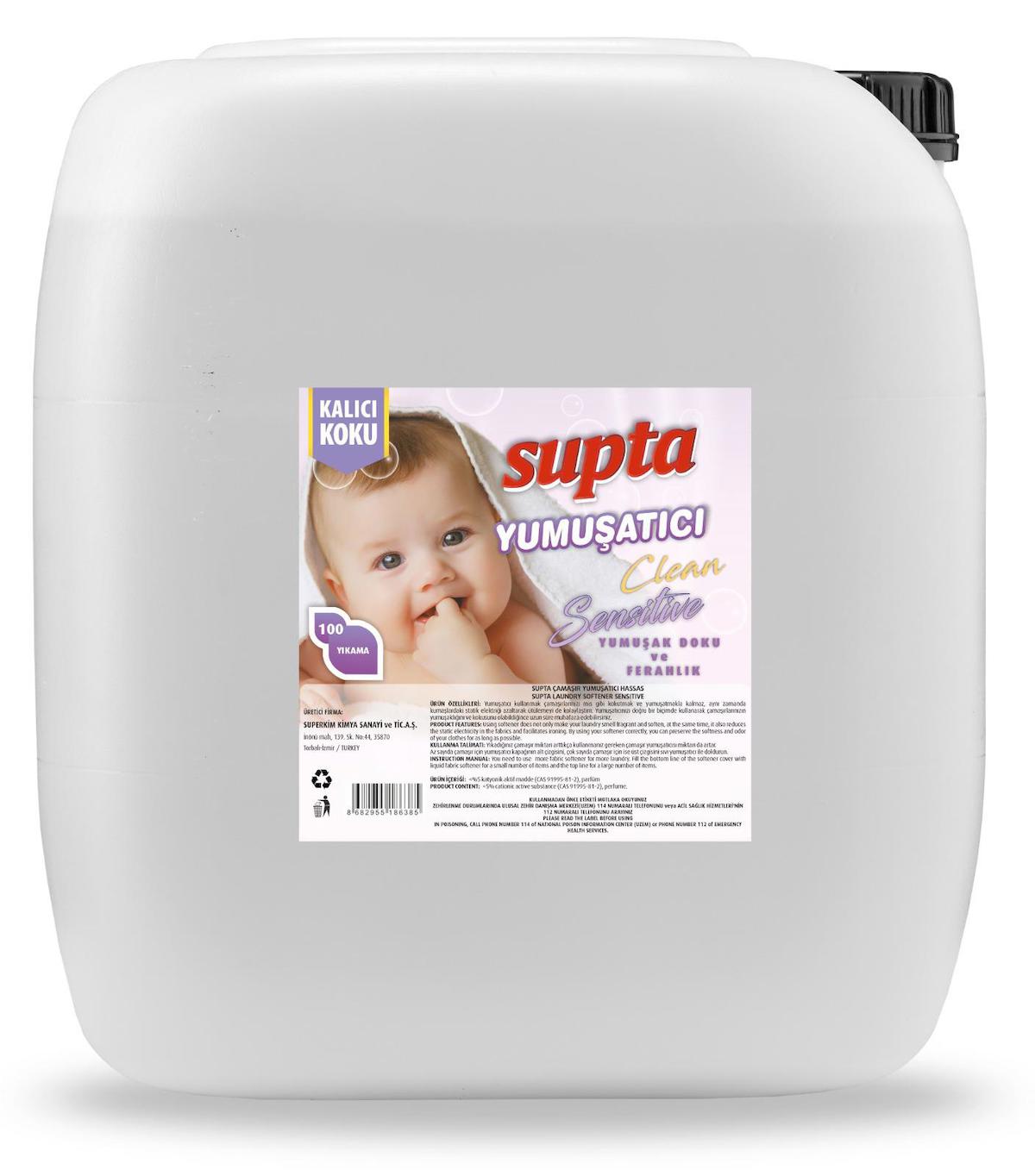 Supta Sensitive 300 Yıkama Yumuşatıcı 20 lt