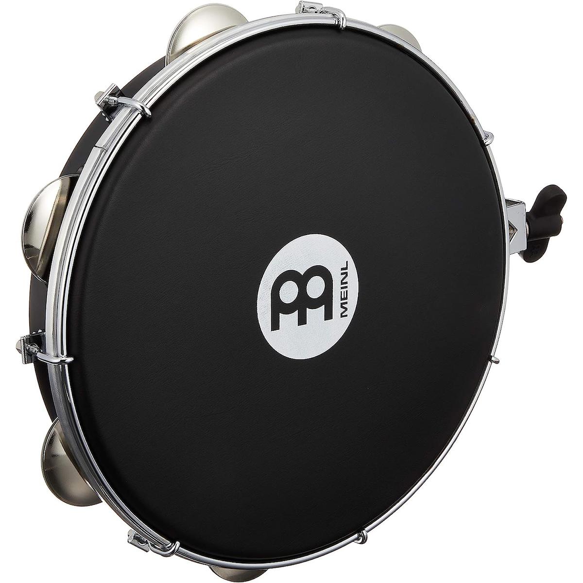 Meinl PA10A-BK-NH-H Pandeiro Black Napa Head Abs Mountable 10" Tamburin