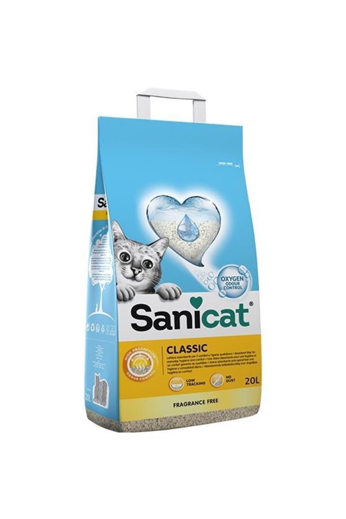 Sanicat Classic Unscented Kedi Kumu 20 Lt