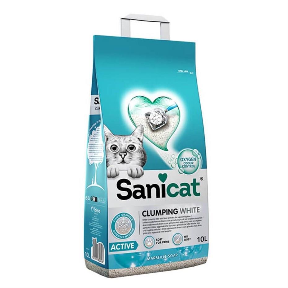 Sanicat Active Aktif Oksijenli Dezenfektan Marsilya Sabun Kokulu Kedi Kumu 10lt