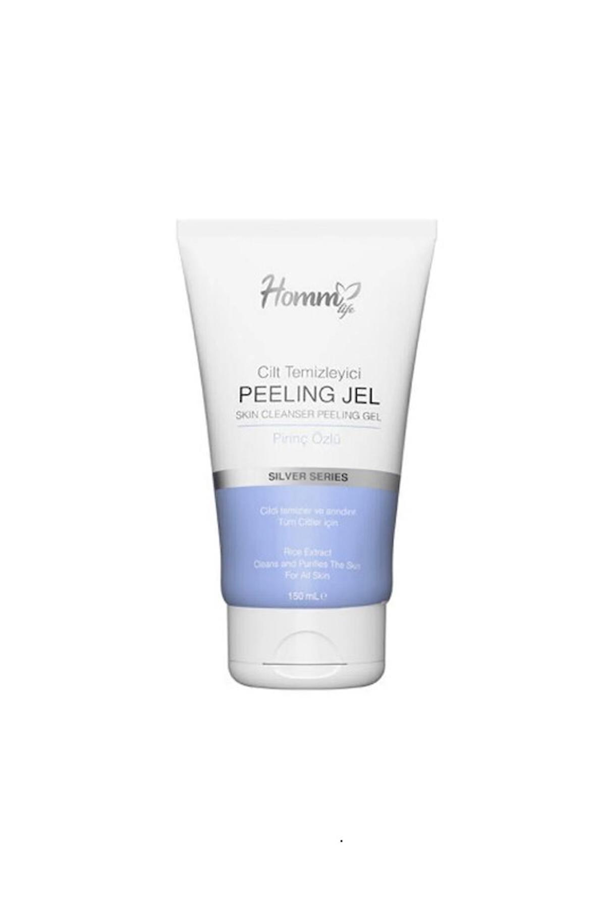 Homm Life Peeling Jel Pirinç Özlü 150 ml Cilt Arındırıcı