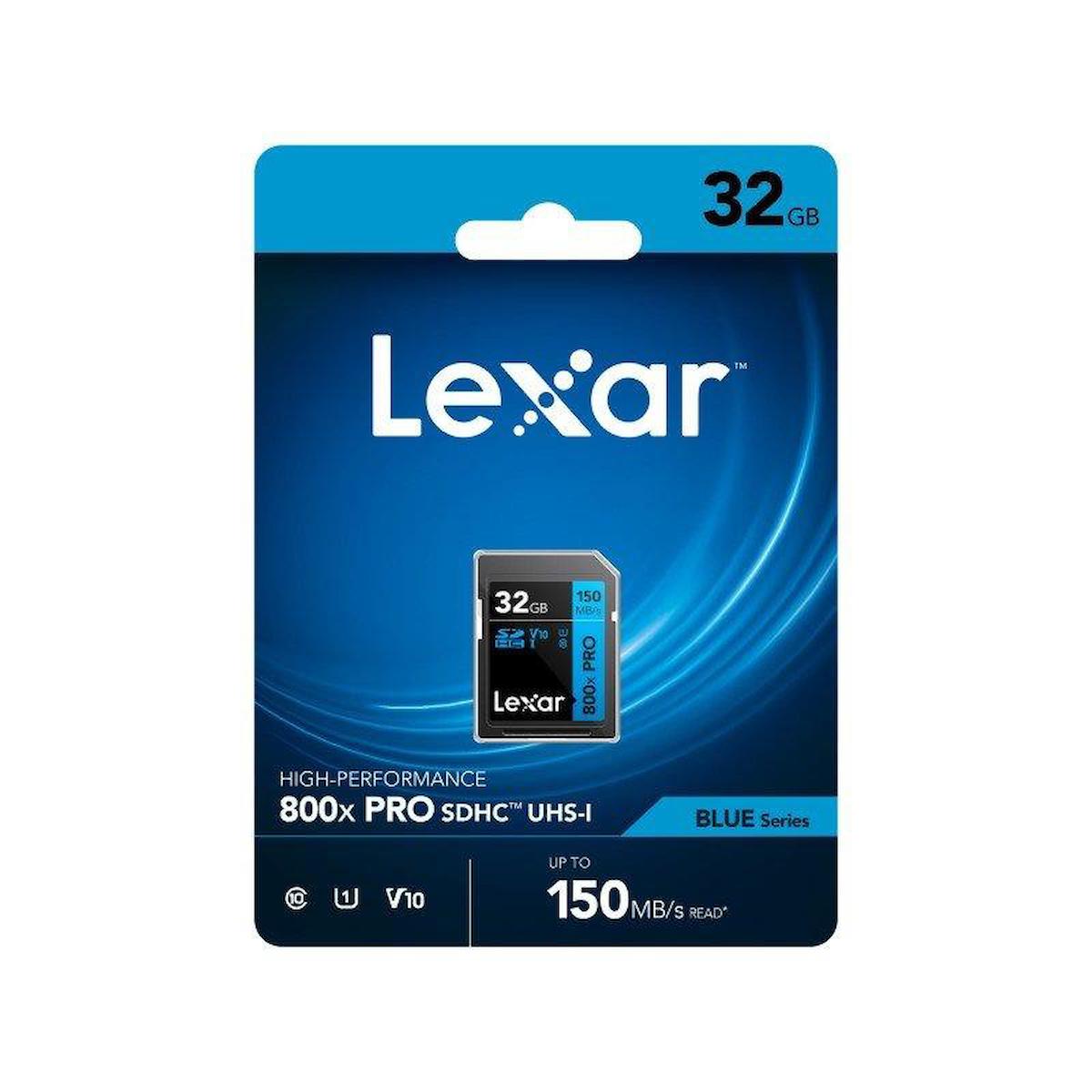 Lexar 32GB 800X SD UhsI V30 150MB/S Hafıza Kartı