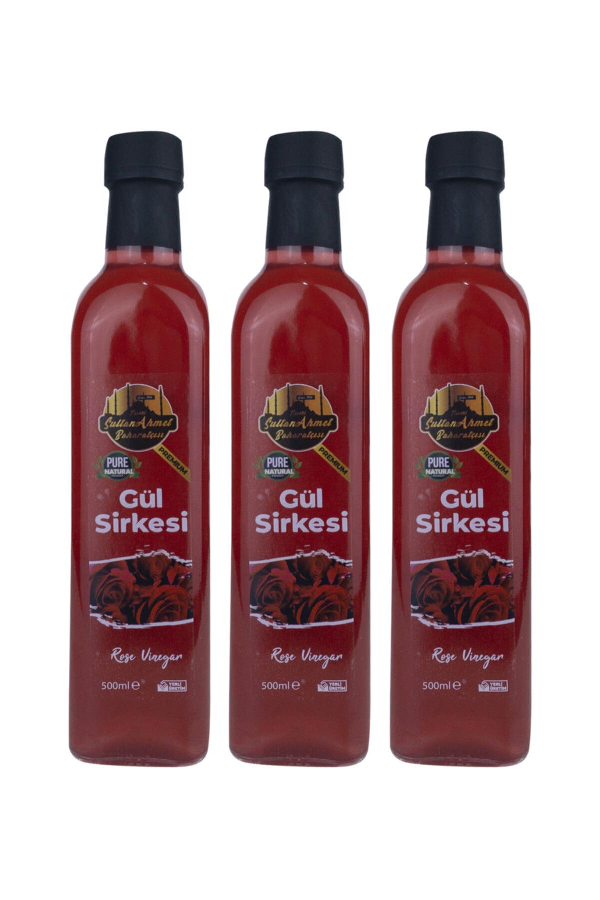 Gül Sirkesi 3x500ml (Özel Üretim)