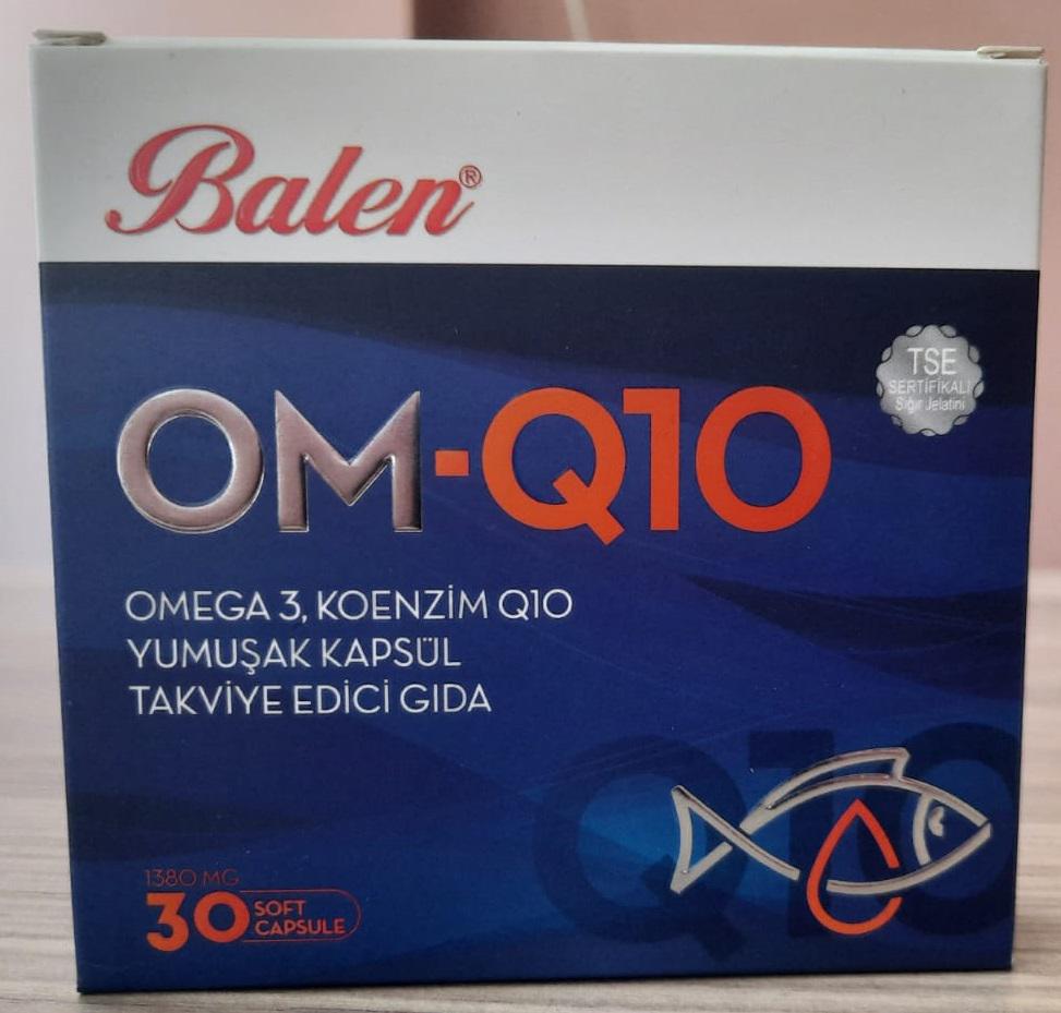 BLN OM-Q10 Yumuşak Kapsül 1380mg*30