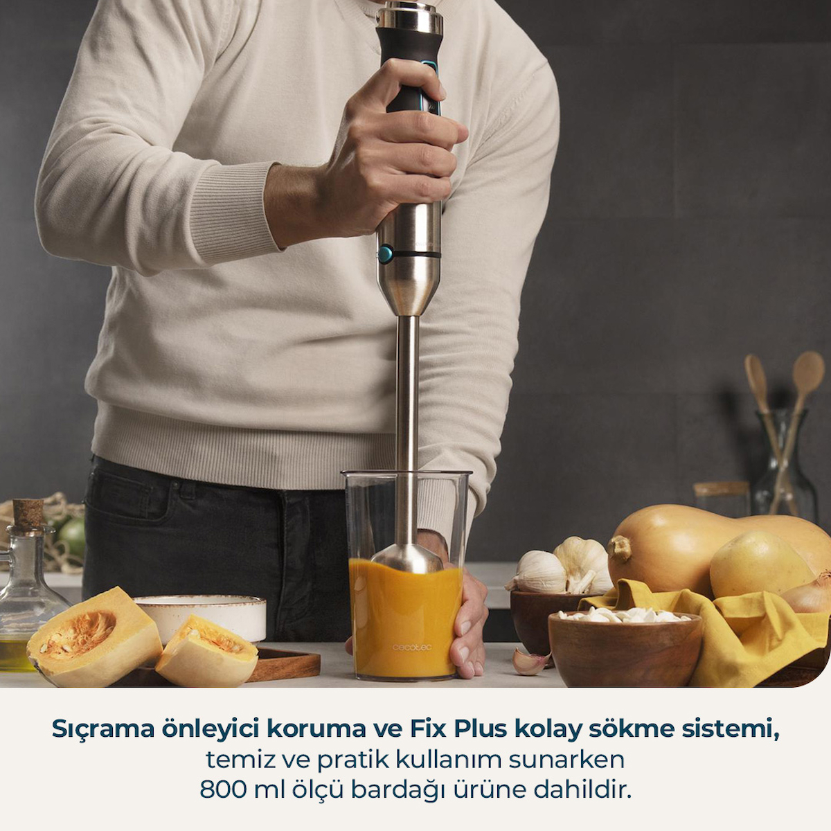Power TitanBlack 1500 XL TotalMix Blender Seti Çok Amaçlı Mutfak Yardımcısı
