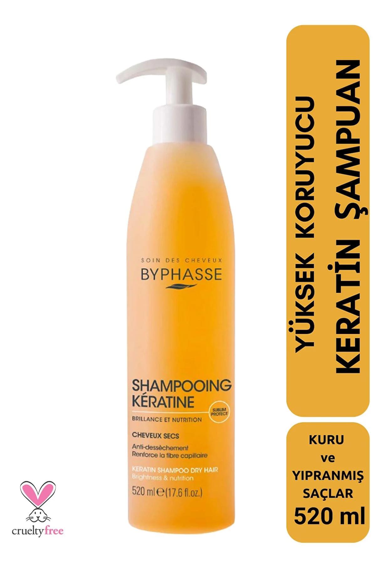 Keratin Şampuan Kuru Saçlar Yüksek Koruyucu 520 ml