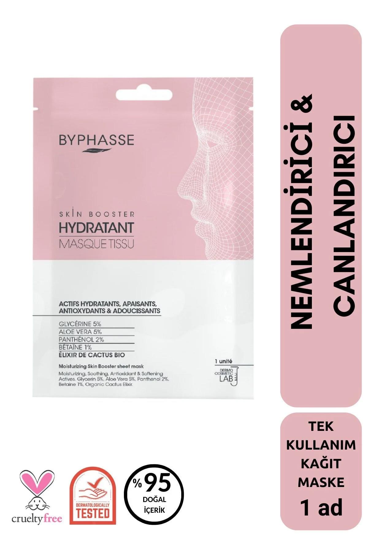 Nemlendirici ve Canlandırıcı Skin Booster Kağıt Yüz Maskesi 1ad