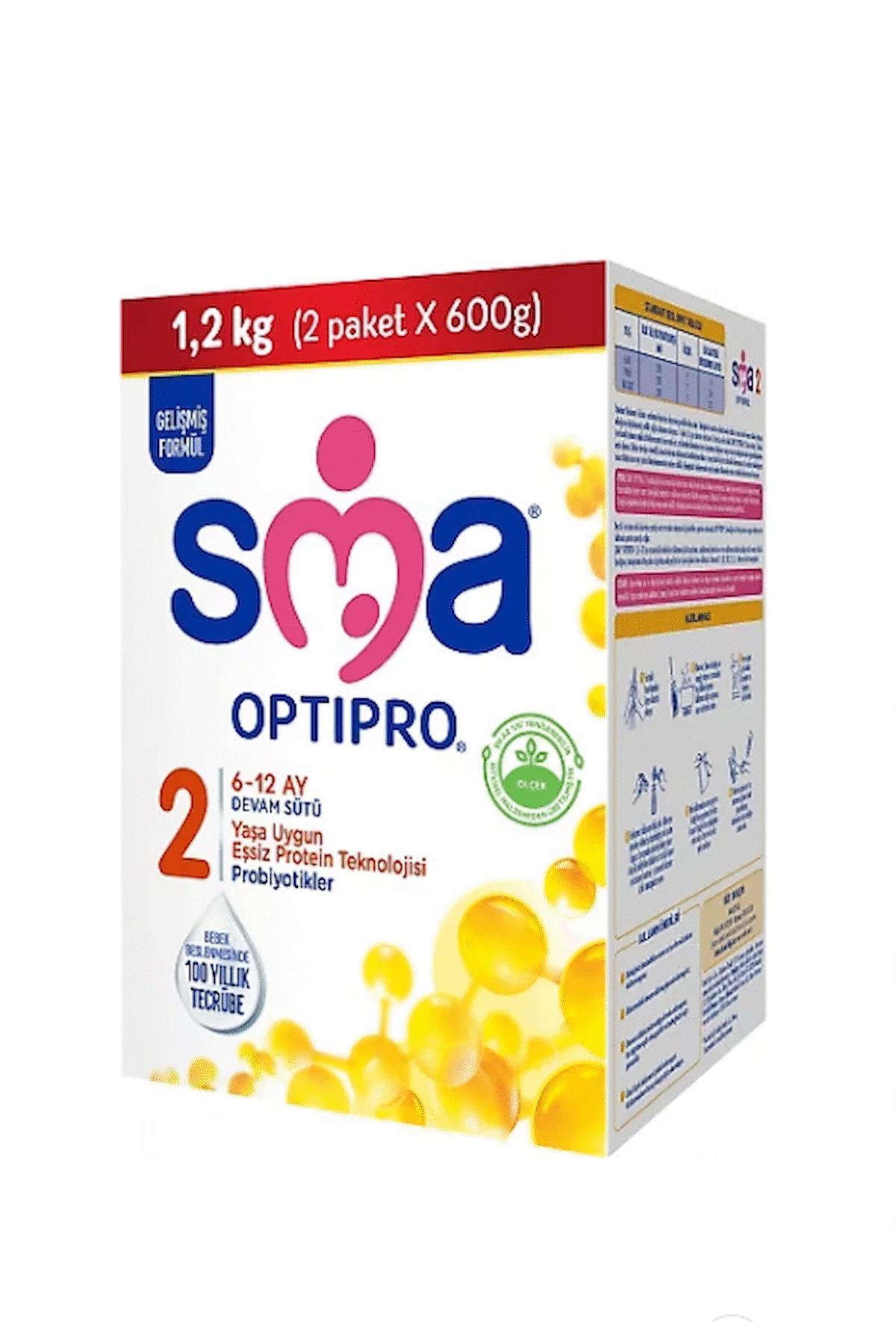 SMA 2 Optipro Probiyotik Devam Sütü 1200 gr