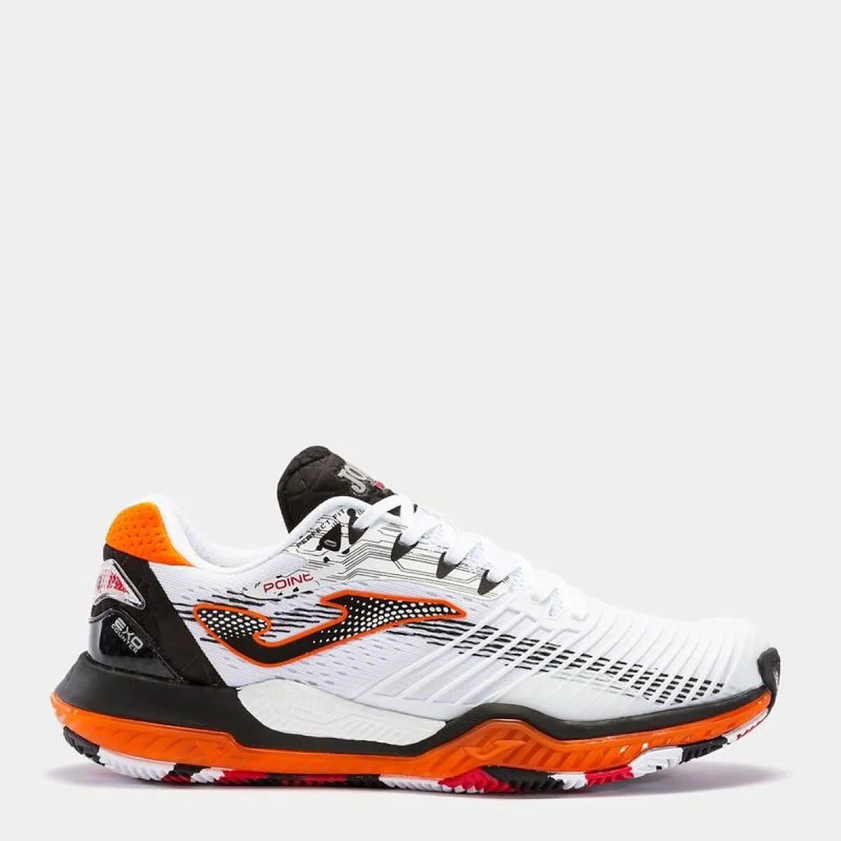 Joma Erkek Tenis Maç Ayakkabı Point Men 2342 White Black Orange Tpoınw2342Ac