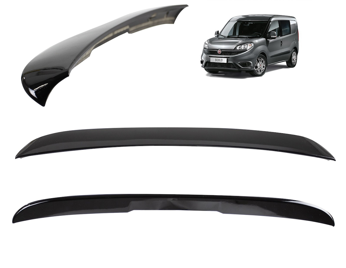 FİAT DOBLO 2010-2022 PİANO BLACK SPOİLER