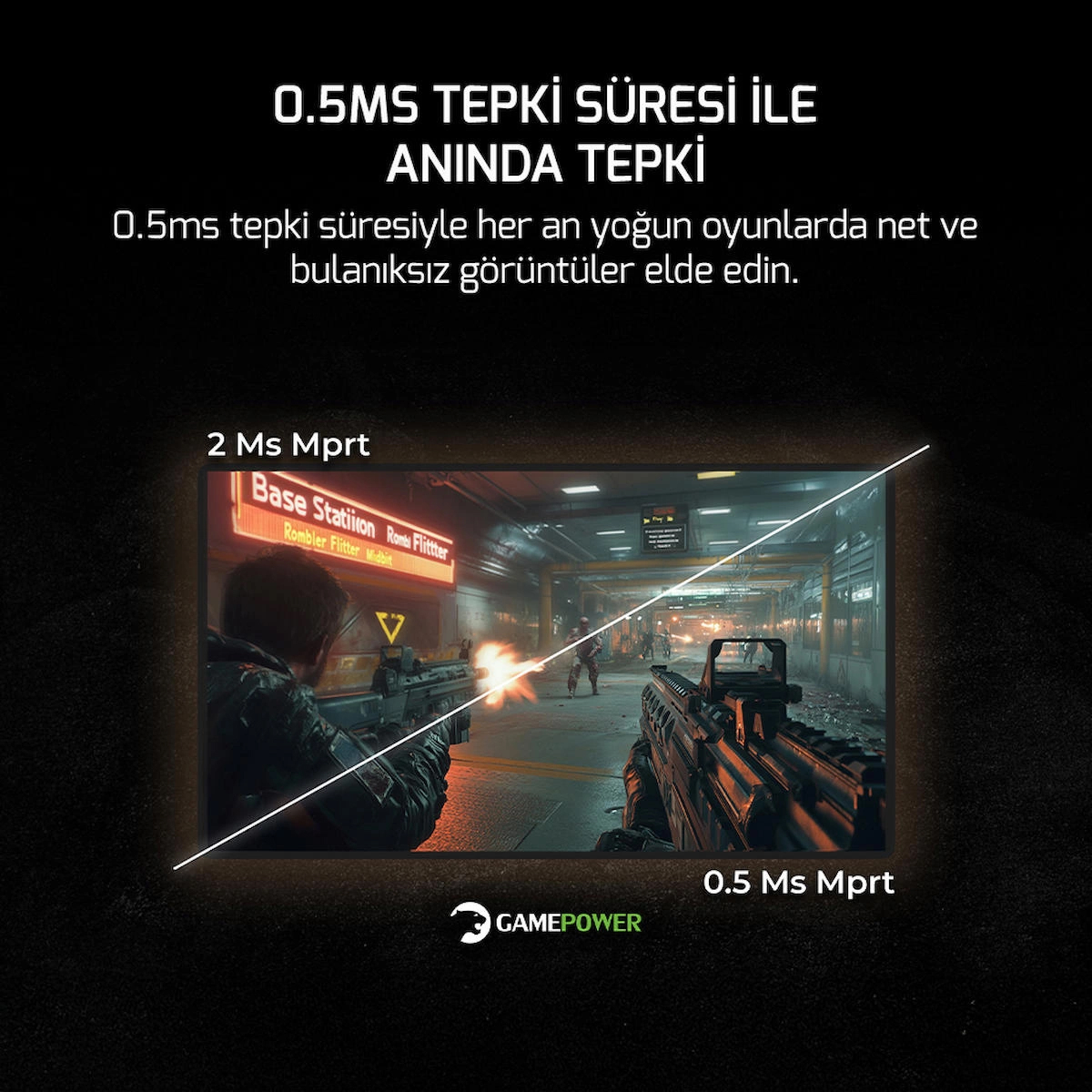 GamePower Vivid T50 27” 1500R Curved RGB Beyaz 200Hz 0.5ms FHD 2x2W Speaker VA Gaming Monitör (Sıfır Ölü Piksel Garantili)