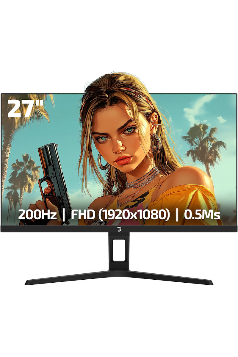 GamePower Kaze T20 27″ 200Hz 0.5ms FHD Fast IPS 2x2W Speaker Gaming Monitör (Sıfır Ölü Piksel Garantili)