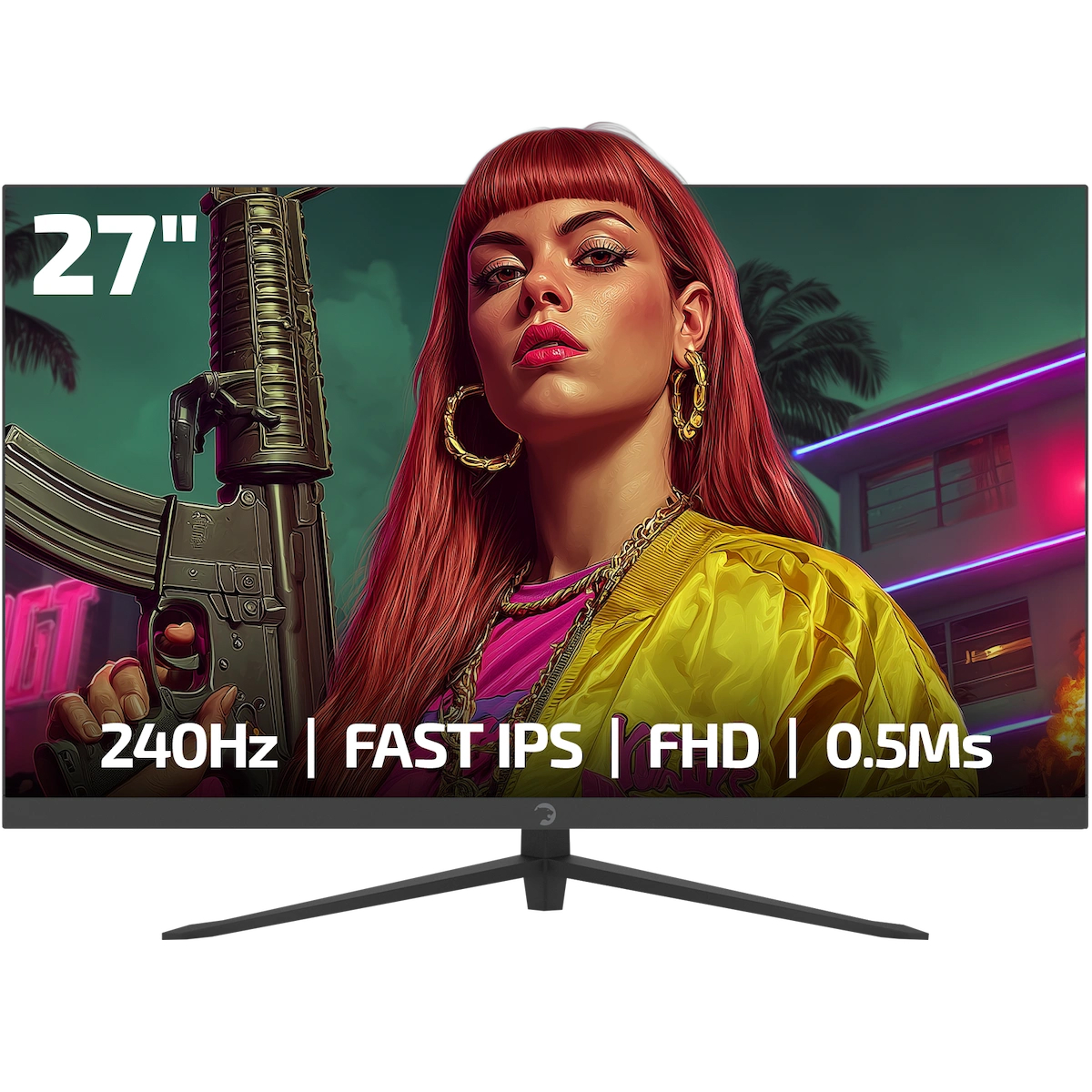 GamePower Sonic V40 27” 240Hz 0.5Ms Fast IPS Fhd RGB Gaming Monitör (Sıfır Ölü Piksel Garantili)