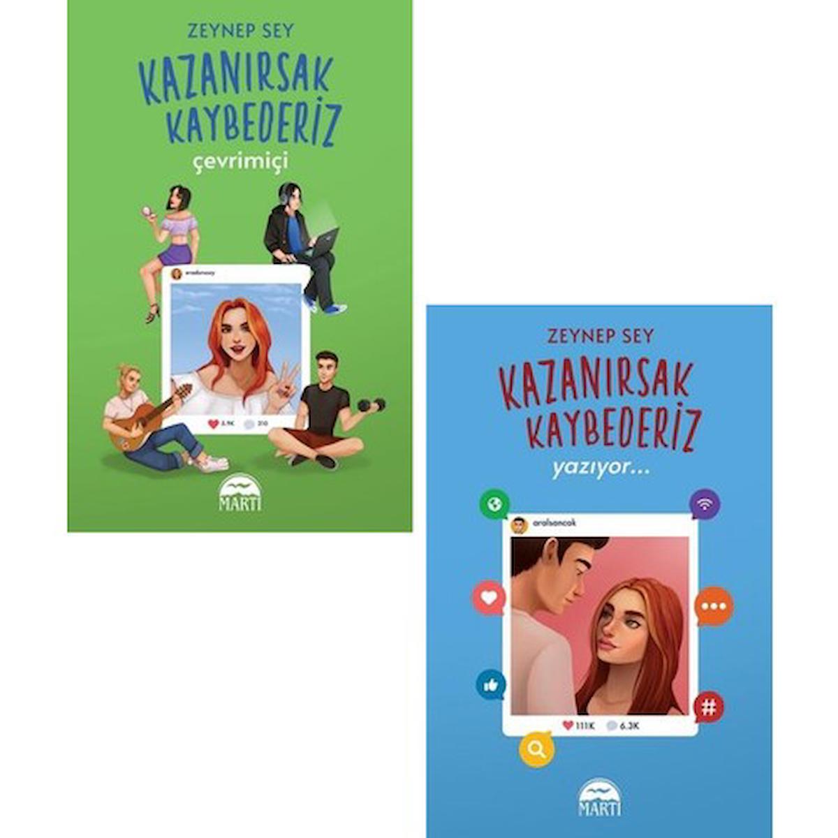 Zeynep Sey Kazanırsak Kaybederiz Yazıyor + Çevrimiçi 2 Kitap Set (CEP BOY) 