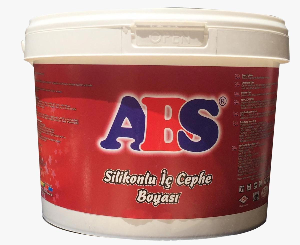 Abs Silikonlu Boya 2.5 lt İç Cephe Boyası Marjinal Gri