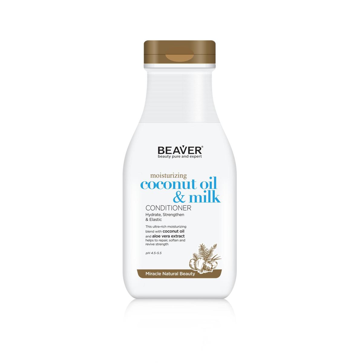 Beaver Coconut Oil & Milk Canlandırıcı Tüm Saç Tipleri İçin Saç Kremi 350 ml