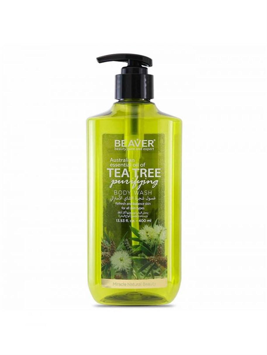 Beaver Tea Tree Çay Ağacı Aromalı Arındırıcı Kuru Ciltler İçin Kalıcı Kokulu Duş Jeli 400 ml